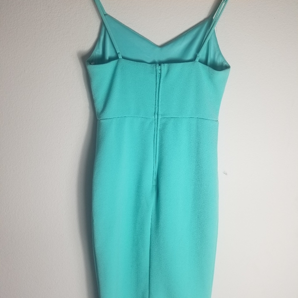 Bisou Bisou Green Spaghetti Strap Pencil Dress - Picture 5 of 7